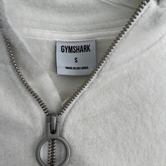 LIKE NEW Gymshark Whitney Eyelash Knit Jacket - Skylight White Size Small - Picture 5 of 7